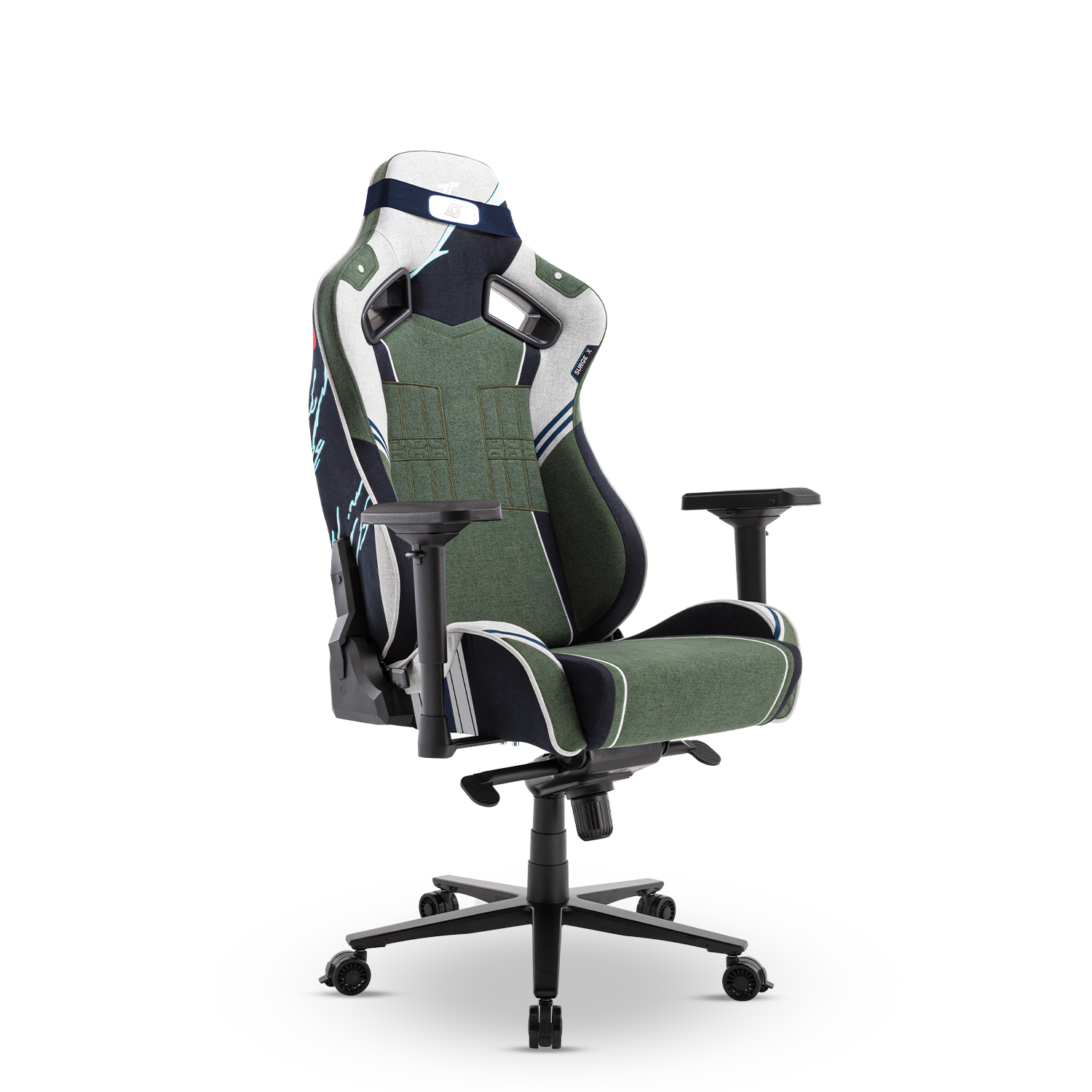 360° view of TTRacing Surge X Air Threads Fabric Gaming Chair - Kakashi Edition - angle 3