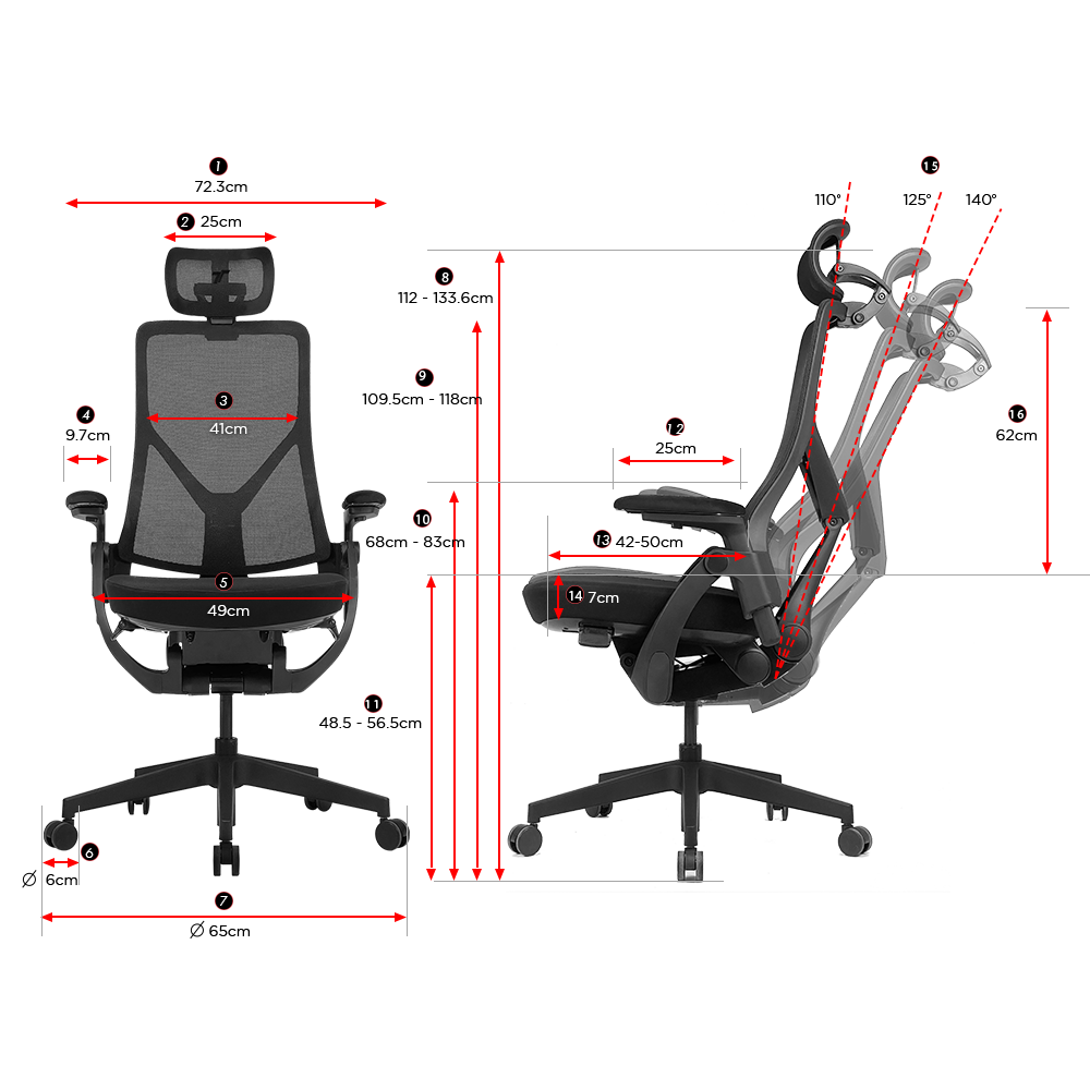 TT AEROFLEX Ergochair