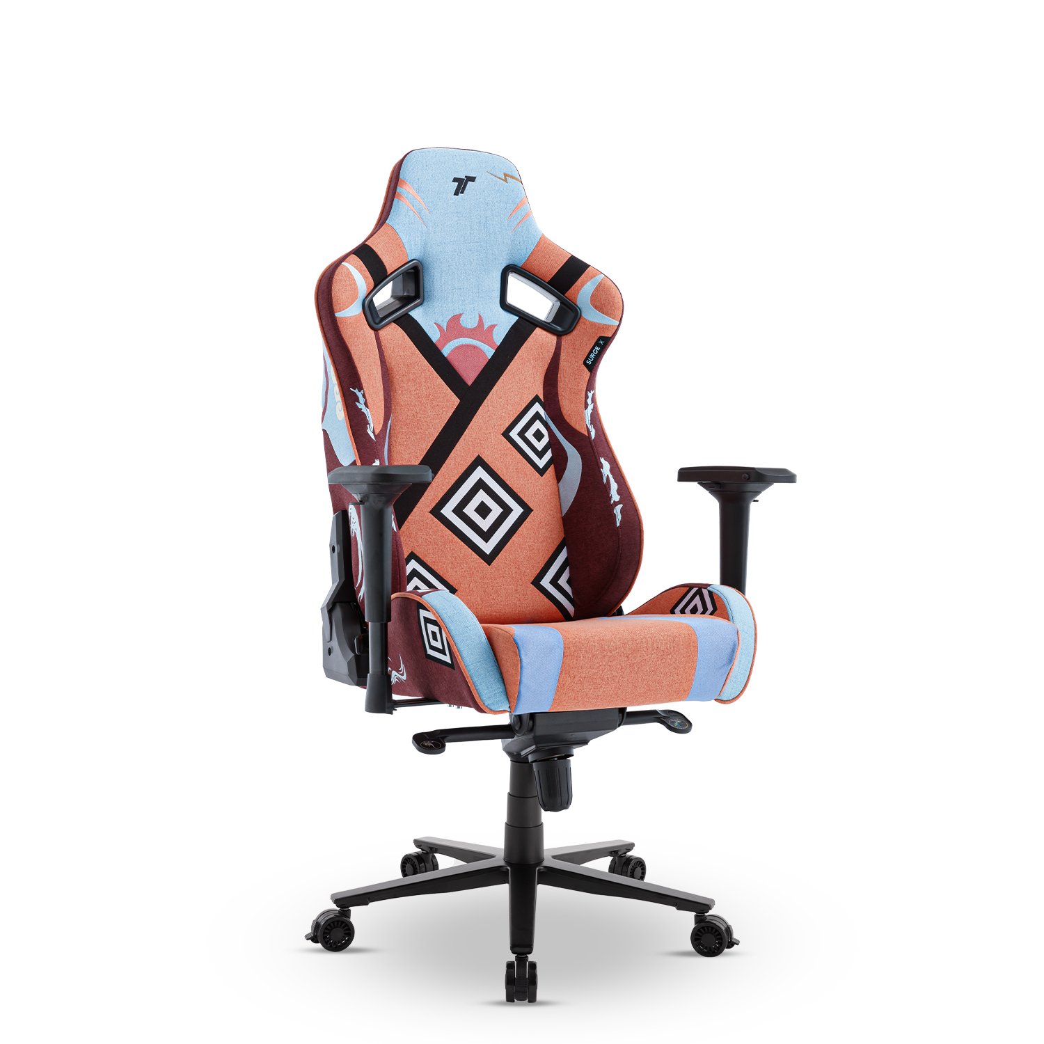 360ยฐ view of TTRacing Surge X Air Threads Fabric Gaming Chair - Jinbe Edition - angle 2
