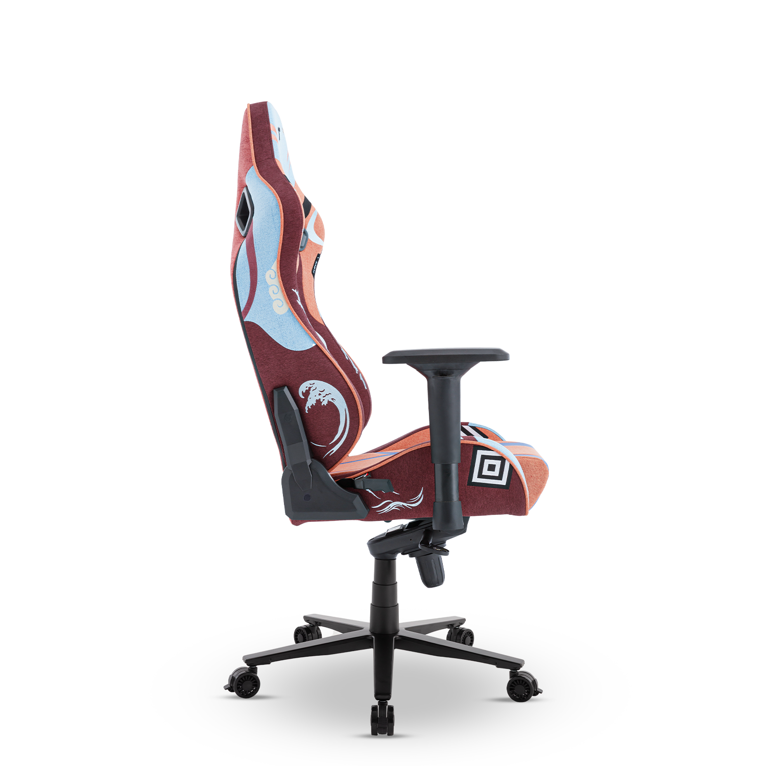 360ยฐ view of TTRacing Surge X Air Threads Fabric Gaming Chair - Jinbe Edition - angle 4