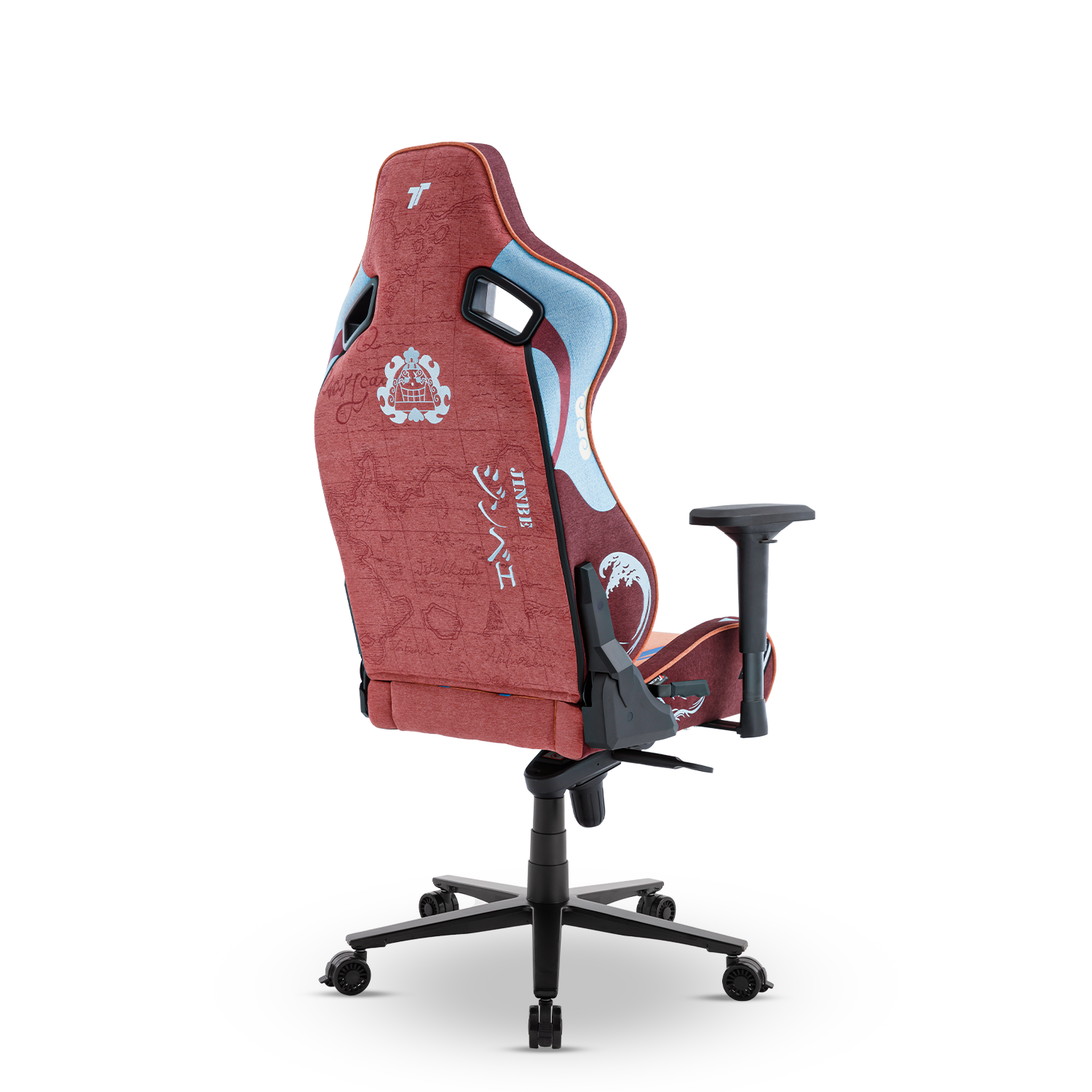 360ยฐ view of TTRacing Surge X Air Threads Fabric Gaming Chair - Jinbe Edition - angle 5