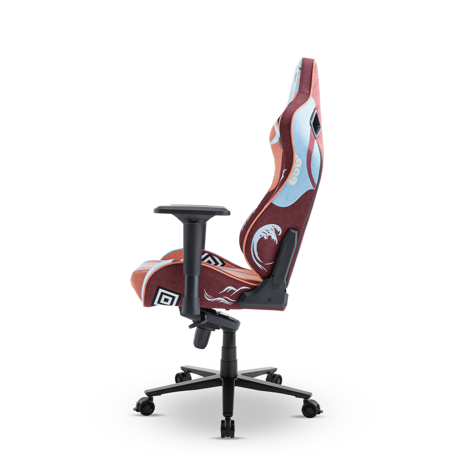 360ยฐ view of TTRacing Surge X Air Threads Fabric Gaming Chair - Jinbe Edition - angle 8
