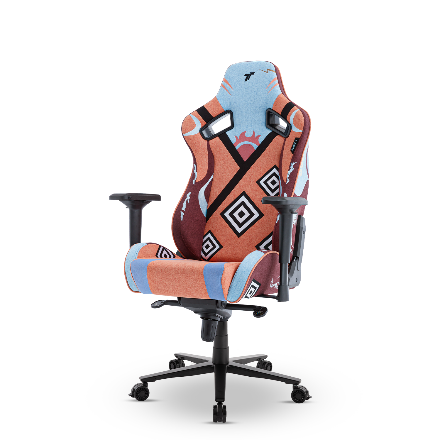 360ยฐ view of TTRacing Surge X Air Threads Fabric Gaming Chair - Jinbe Edition - angle 9