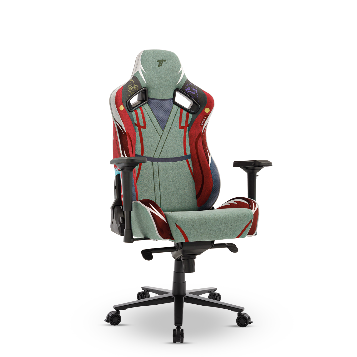 TRY&ERA けん ランチェキ XPIA TTRacing Surge X Air Threads Fabric Gaming Chair | Jiraiya Edition