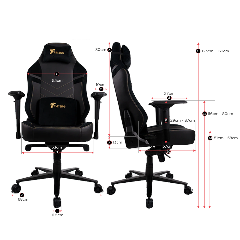 TTRacing Maxx Air Threads Fabric Gaming Chair - Luffy Edition