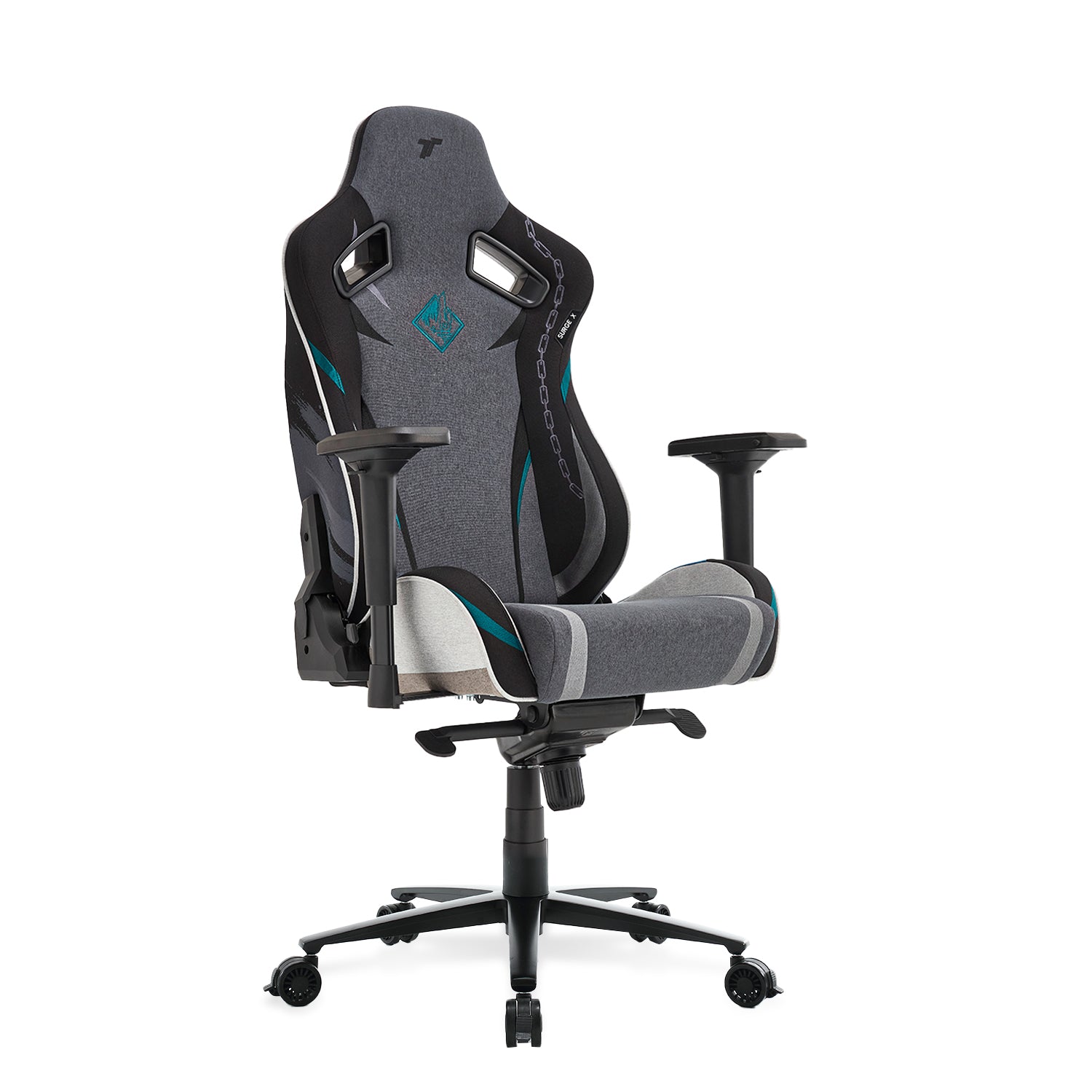360ยฐ view of TTRacing Surge X Air Threads Fabric Gaming Chair - Toji Edition - angle 3