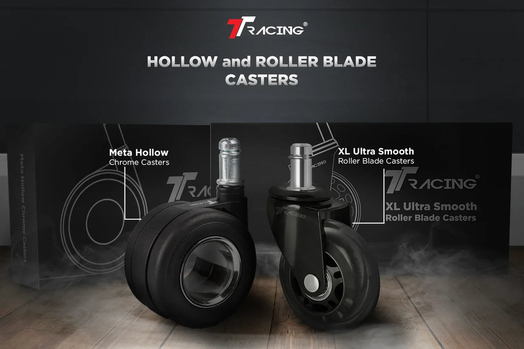 Experience Enhanced Movement For Your Gaming Chair With New TTRacing XL Roller Blade or Meta Hollow Casters