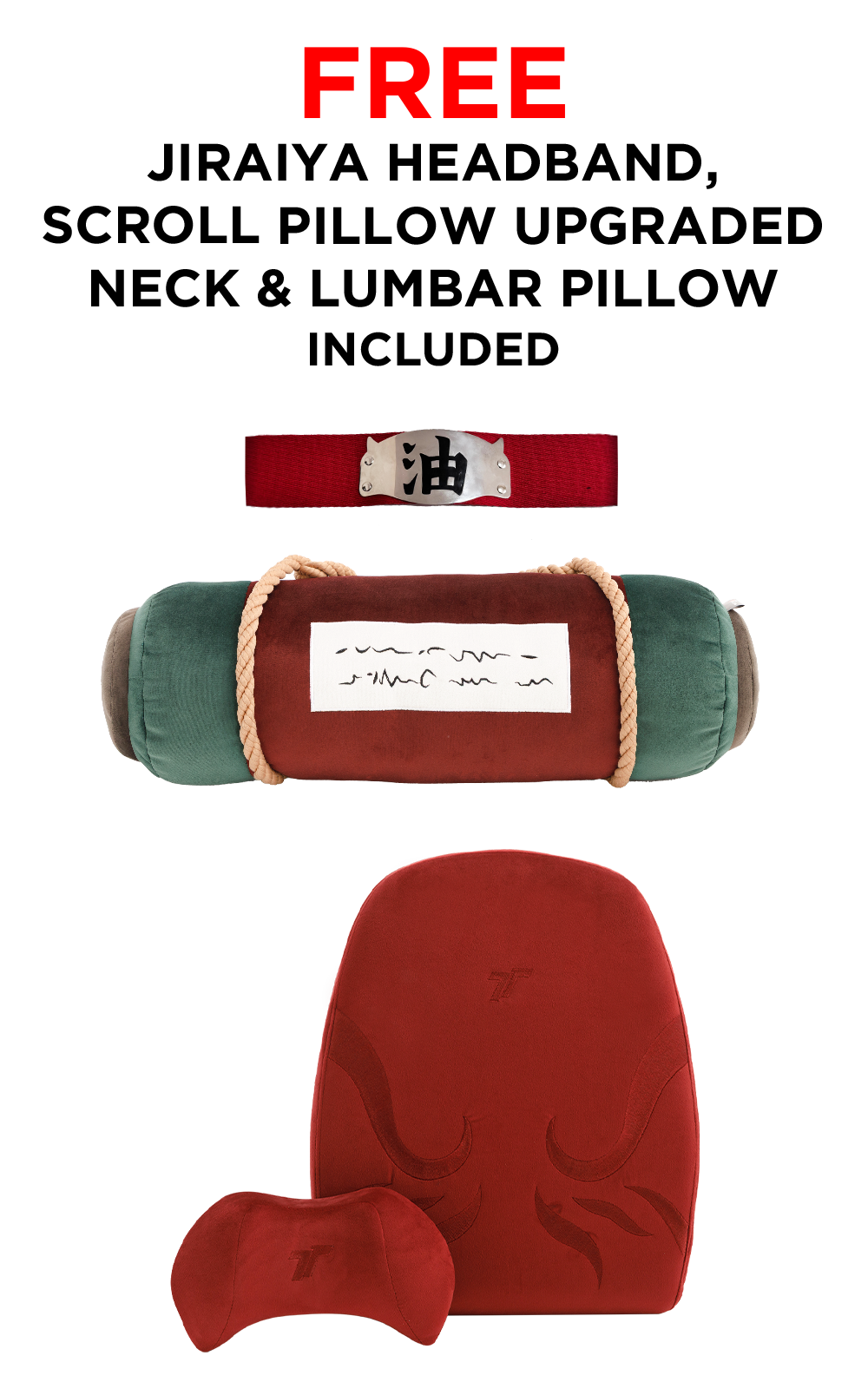 TTRacing Surge X Air Threads Fabric Gaming Chair - Jiraiya Edition