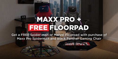 MAXX PRO Spider-Man / Black Panther Gaming Chair + Floorpad
