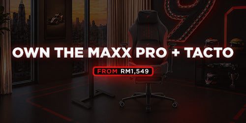 MAXX PRO Gaming Chair + TACTO Portable Desk