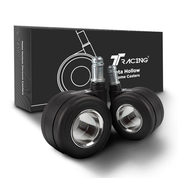 TTRacing Meta Hollow Chrome Casters - Set of 5