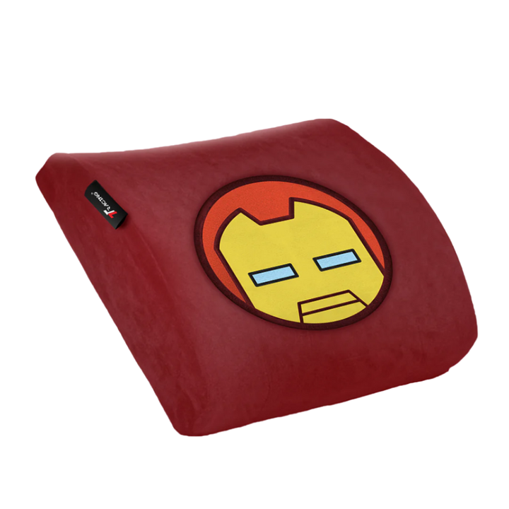 TTRacing XL Memory Foam Lumbar Pillow with Cooltec Gel - Iron Man Edition
