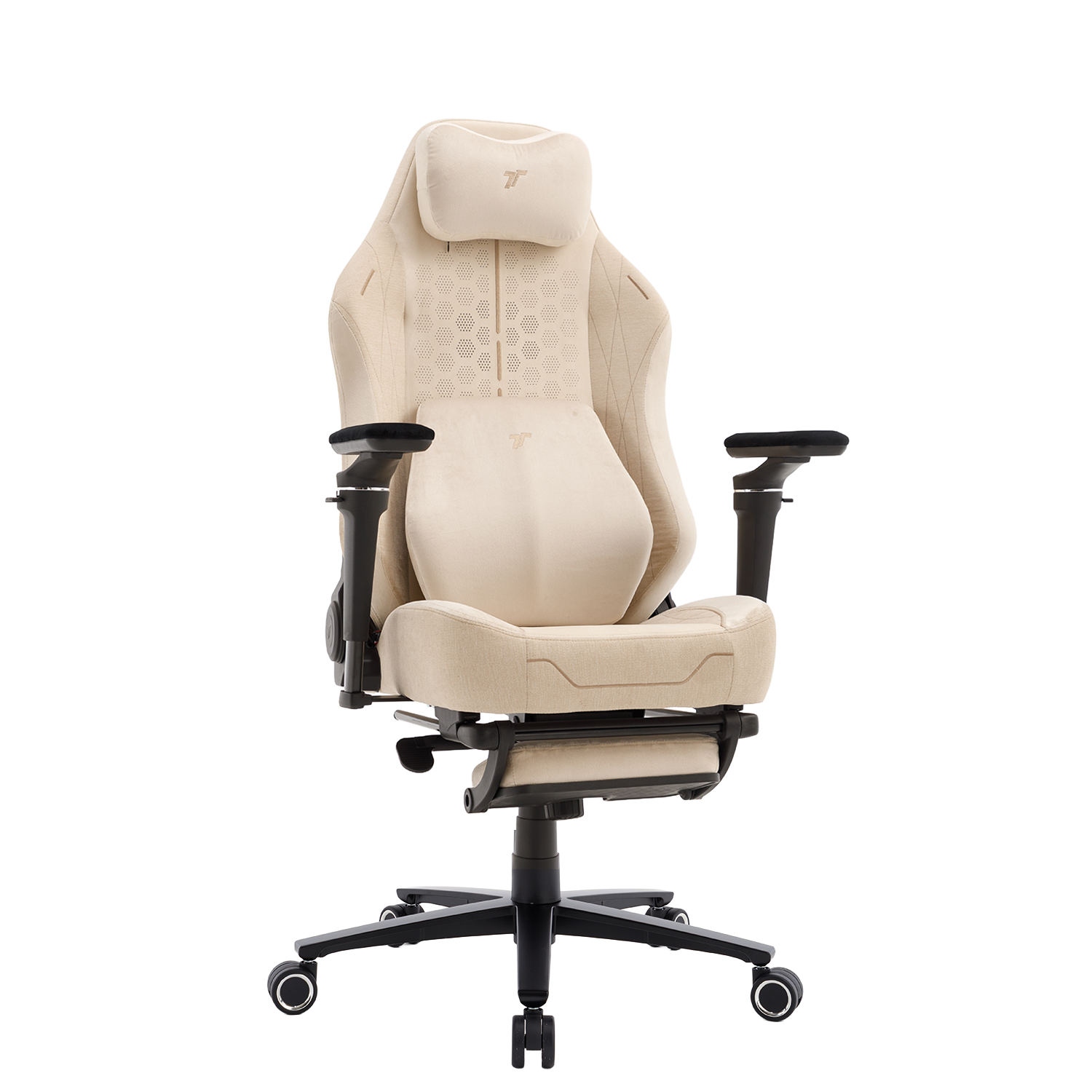 360° view of TTRacing Maxx Pro Air Threads Fabric Gaming Chair - angle 2