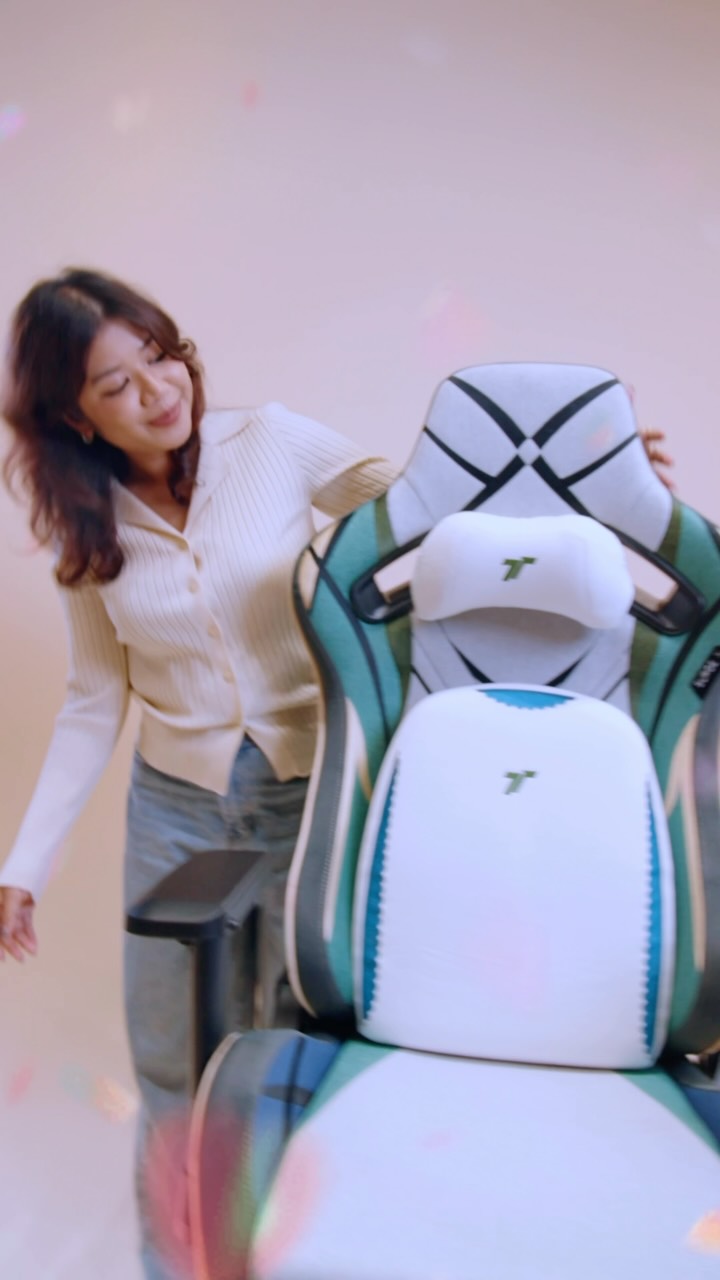 TTRacing Surge X Air Threads Fabric Gaming Chair - Tsunade Edition