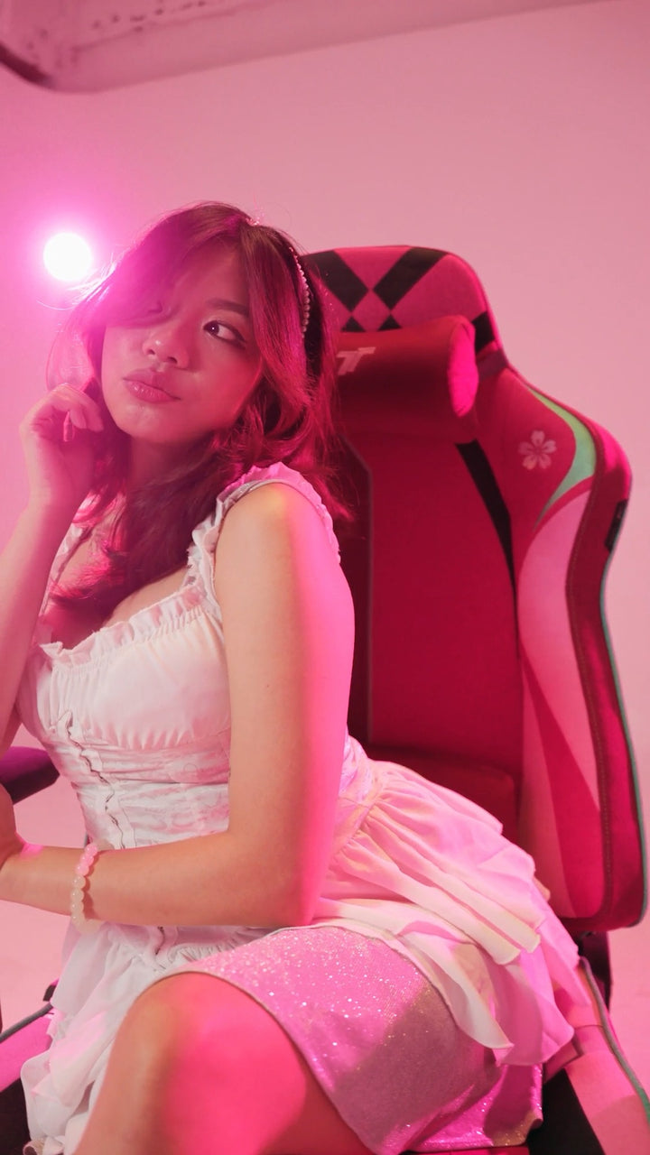 TTRacing Swift X Pro Air Threads Fabric Gaming Chair - Sakura Edition