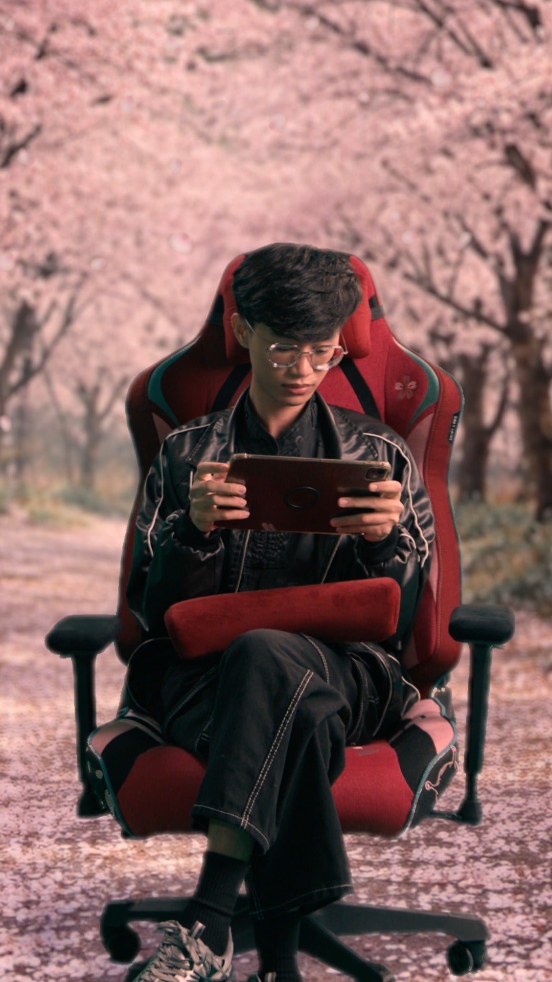 TTRacing Swift X Pro Air Threads Fabric Gaming Chair - Sakura Edition
