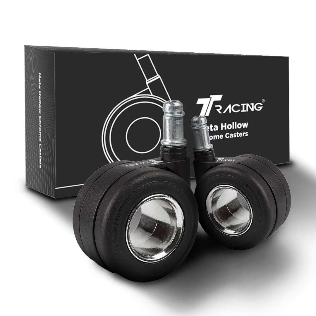 TTRacing Meta Hollow Chrome Casters - Set of 5